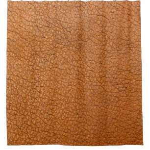 Cortina Para Box Couro castanho de fundo fechado