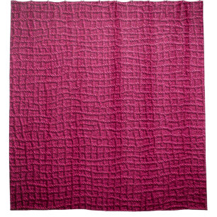 Cortina Para Box Couro rosa duro