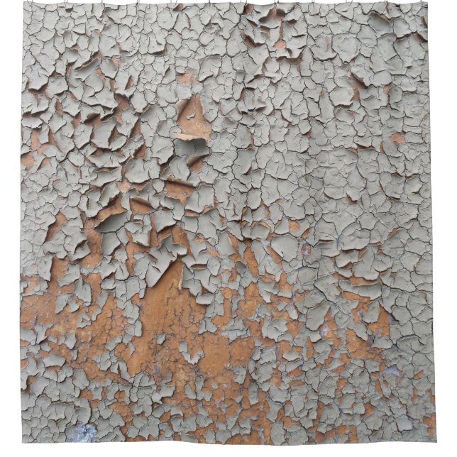Cortina Para Box Cracked gray wall paint (Frente)