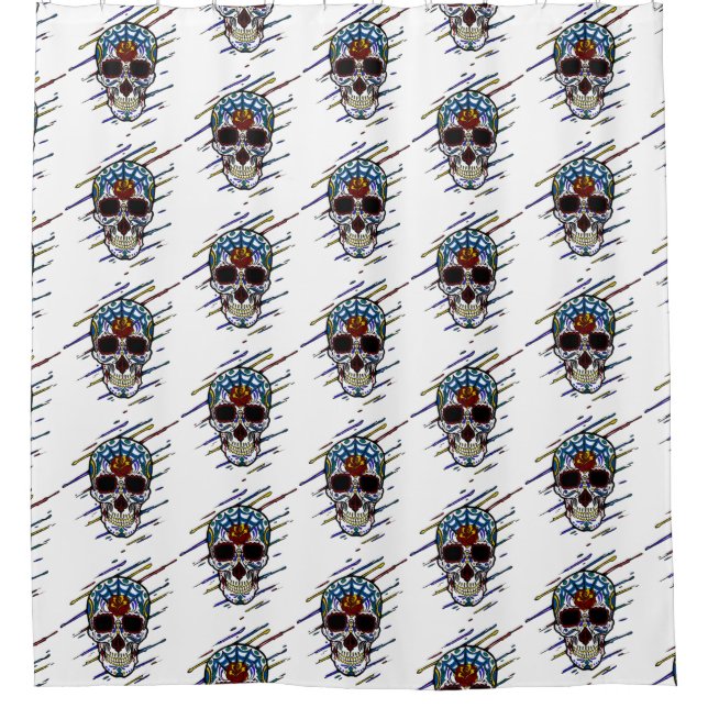 Cortina Para Box crânio (Frente)