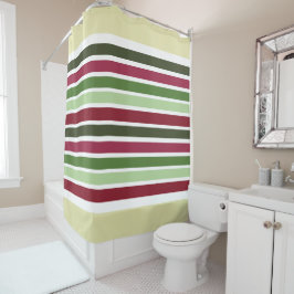 Cortina Para Box Cream White Burgundy