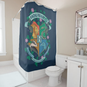 Cortina Para Box Crest Floral de HOGWARTS™