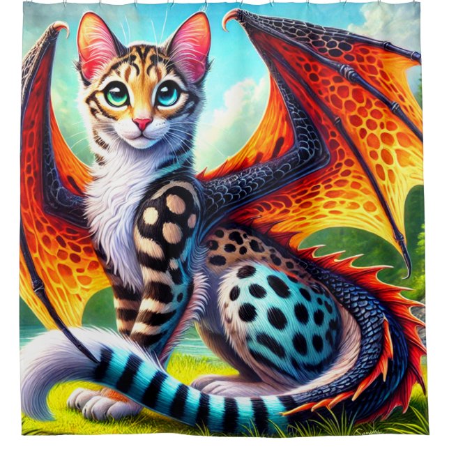 Cortina Para Box Criatura Arte (Frente)