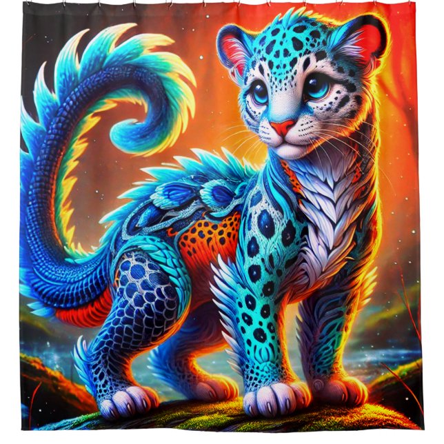 Cortina Para Box Criatura de Gato (Frente)