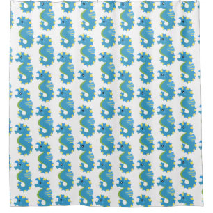 Cortina Para Box Criatura do mar cego - Cavalo marinho