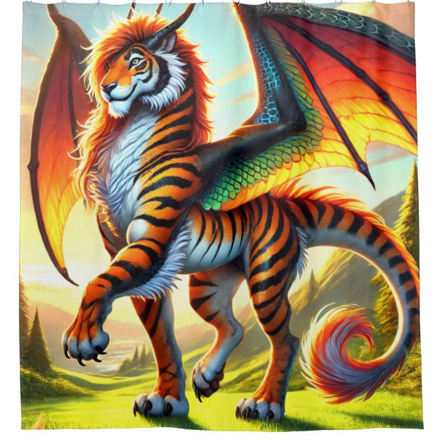 Cortina Para Box Criatura do Tigre (Frente)