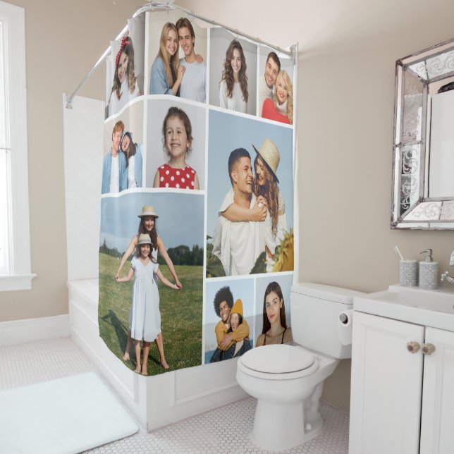 Cortina Para Box Crie sua própria colagem de fotos (In Situ)