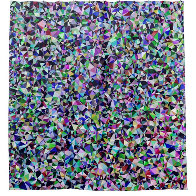 Cortina Para Box Cristais coloridos (Frente)