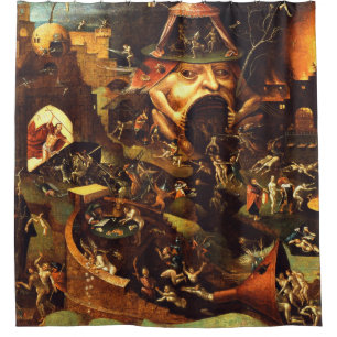 Cortina Para Box Cristo Hieronymus Bosch Em Limbo