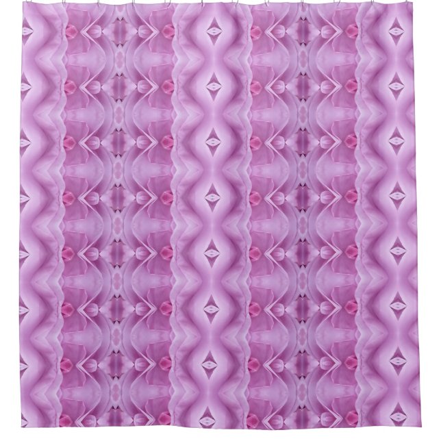 Cortina Para Box Cross Rosa Ikat (Frente)