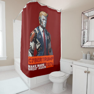 Cortina Para Box CyberTrump 2076 Tornar Excelente Marte Novamente