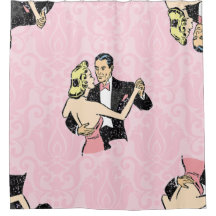 damasco cor-de-rosa da sala de baile do casal danç