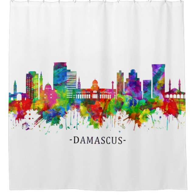Cortina Para Box Damascus Syria Skyline (Frente)