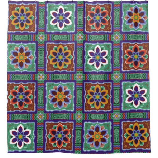 Cortina Para Box Dan-Cheong. Coreano tradicional temple art.dancheo (Frente)