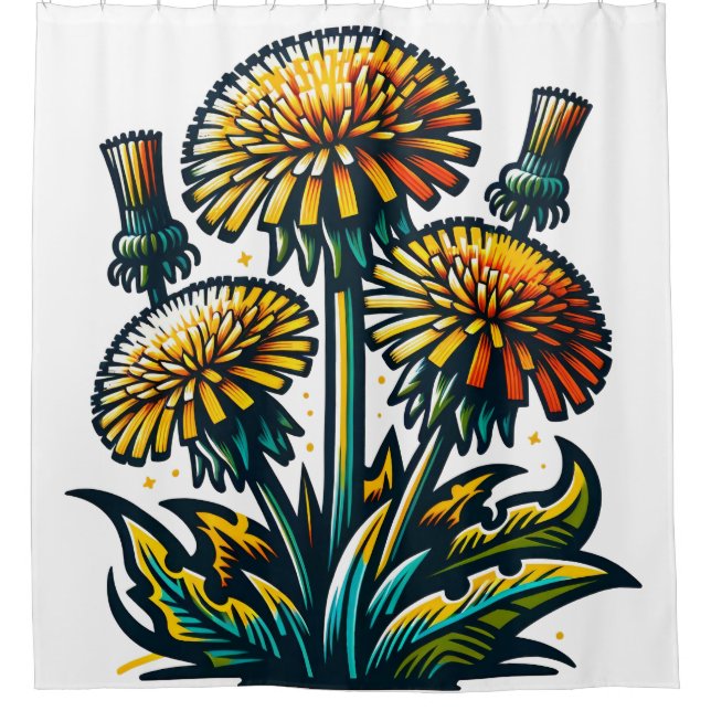 Cortina Para Box Dandelion (Frente)