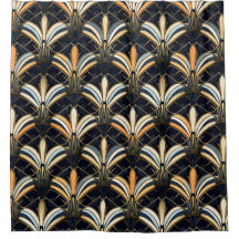 Deco de Arte Azul e Dourada