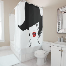 Cortina Para Box Dedo na boca