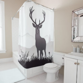 Cortina Para Box Deer silhouette