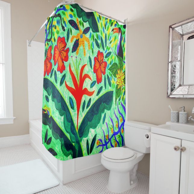 Cortina Para Box Deixe-o reinar a cortina do Chá (In Situ)