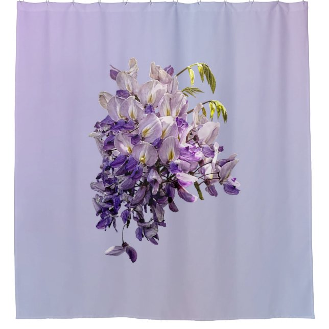 Cortina Para Box Delicate Wisteria (Frente)