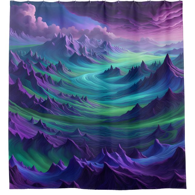 Cortina Para Box Depois da Tempestade, a Cor Permanece – Abstrato (Frente)