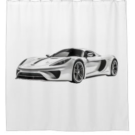 Cortina Para Box Desenho de automóveis II