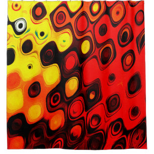 Cortina Para Box Desenho de pasta de óleo. fundo de cor abstrato. F
