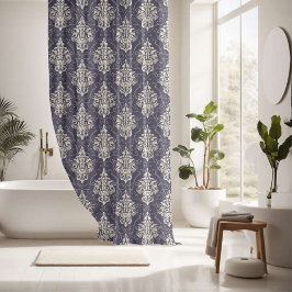 Cortina Para Box Desenho ornamental charmoso