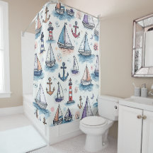 Desenhos sonhentos de veleiros Ancoradores e Farói