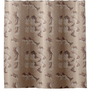 Cortina Para Box Desert Camo Camouflage Patterno