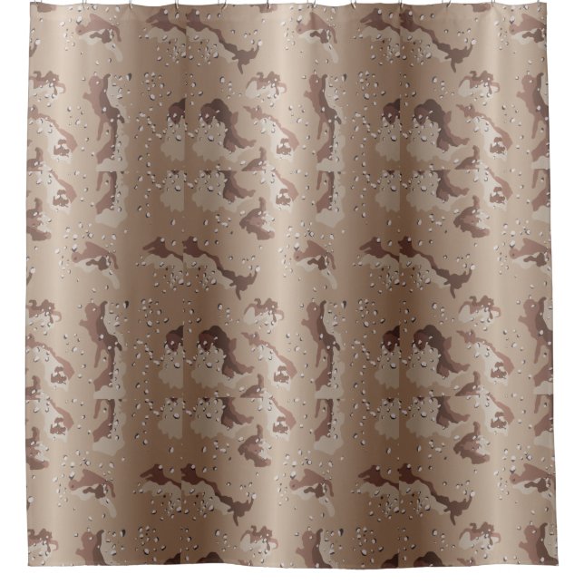 Cortina Para Box Desert Camo Camouflage Patterno (Frente)