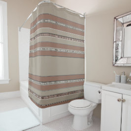 Cortina Para Box Desert Mosaic Stripes