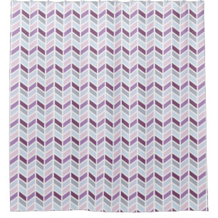 Cortina Para Box Design azul, roxo, cinzento do teste padrão de