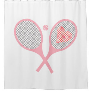 Cortina Para Box Design da Bola do Jogador do Tênis do Pastel