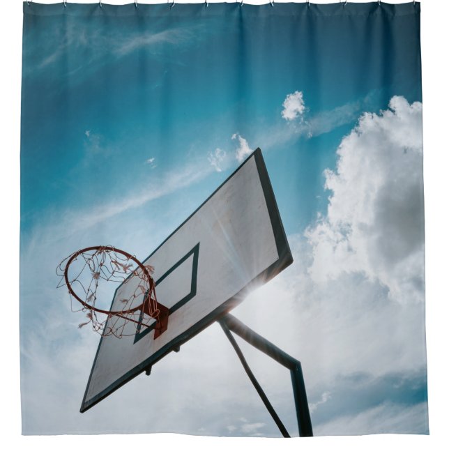 Cortina Para Box Design de basquete bonito (Frente)