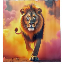 Cortina Para Box Design de leão