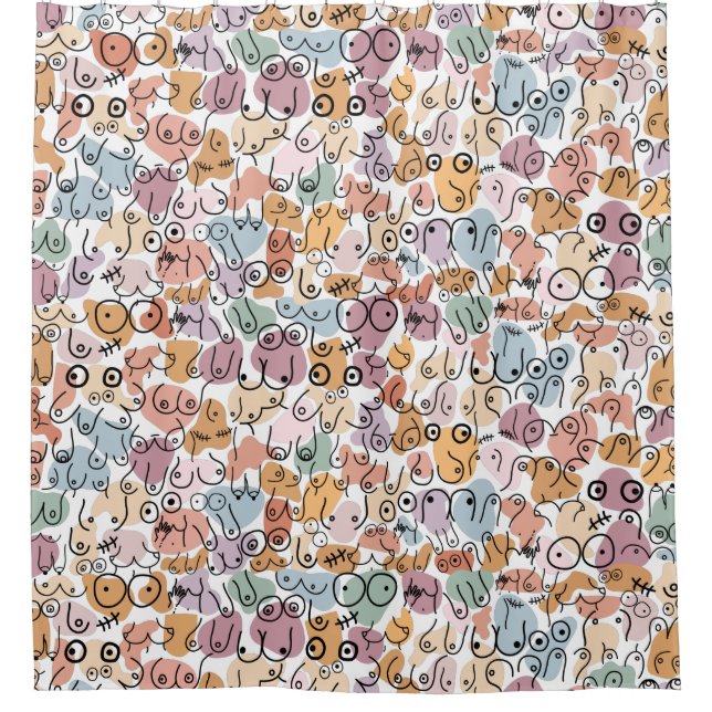 Cortina Para Box design de mama pastel (Frente)