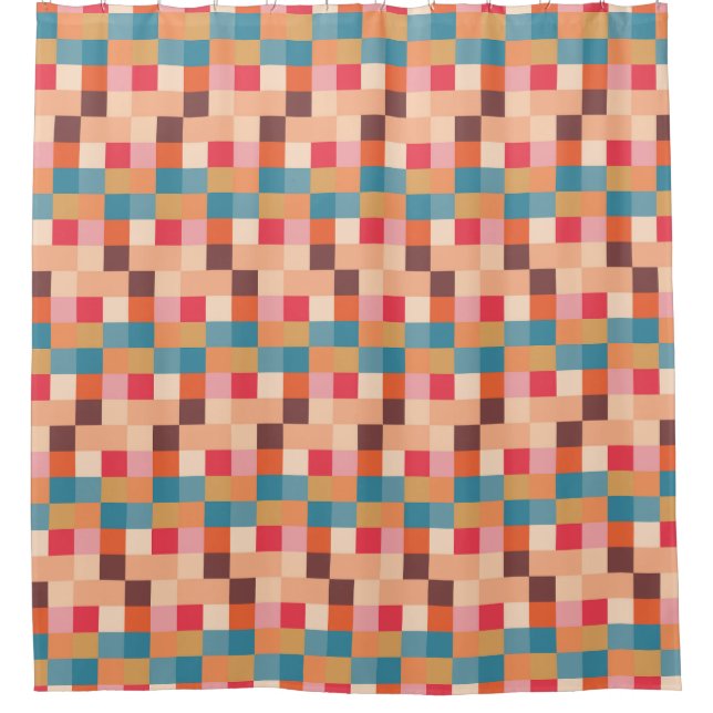 Cortina Para Box Design de padrão de Abstrato moderno (Frente)
