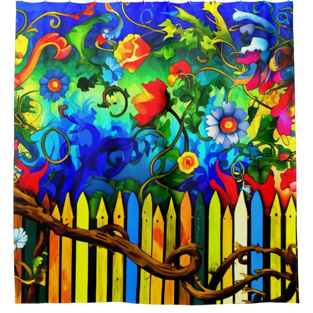 Cortina Para Box Design de ventilador (Frente)