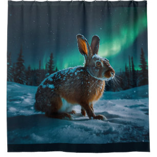 Cortina Para Box Design de Vida Selvagem de Inverno Selvagem e Auro
