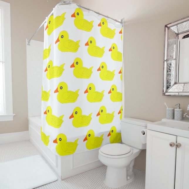 Cortina Para Box Design do Pato Amarelo (In Situ)