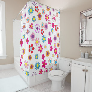 Cortina Para Box Design floral da flor
