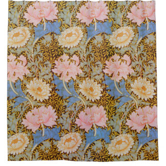Cortina Para Box Design Floral Ousado William Morris