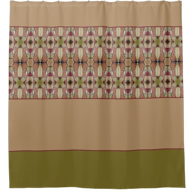 Cortina Para Box Designer Padrão Decorativo (Frente)