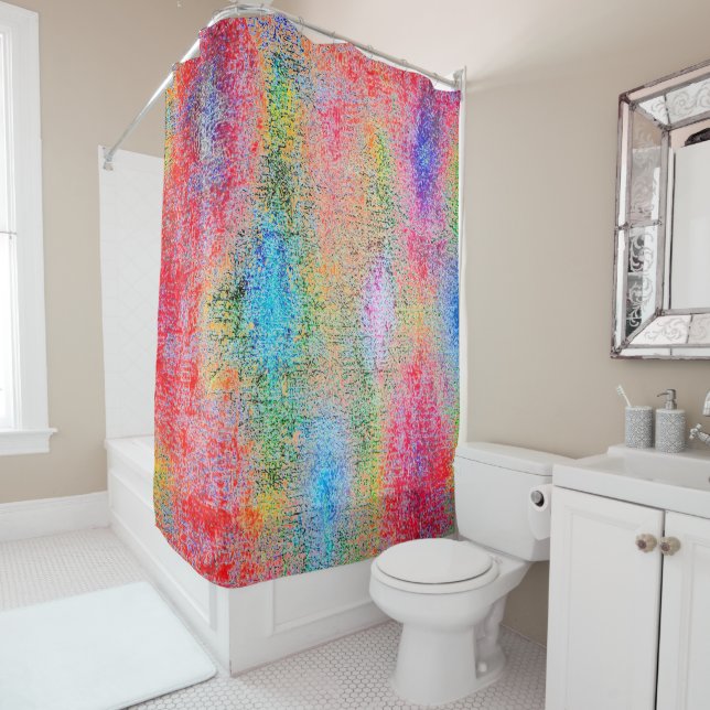 Cortina Para Box Despredação das cores (In Situ)