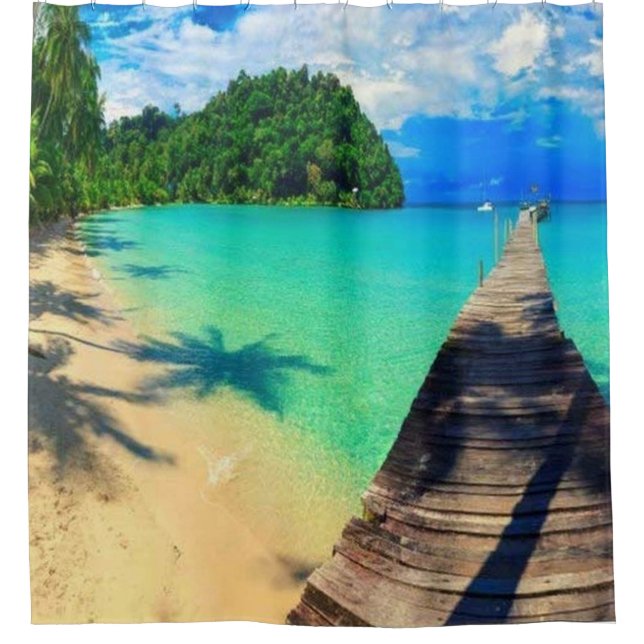 Cortina Para Box Destino do feriado (Frente)