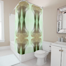 Cortina Para Box Detalhe da Flor Romântica