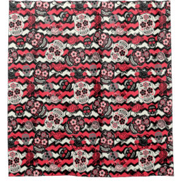 Cortina Para Box Dia das Cascas de Açúcar Mortas, Zigzag