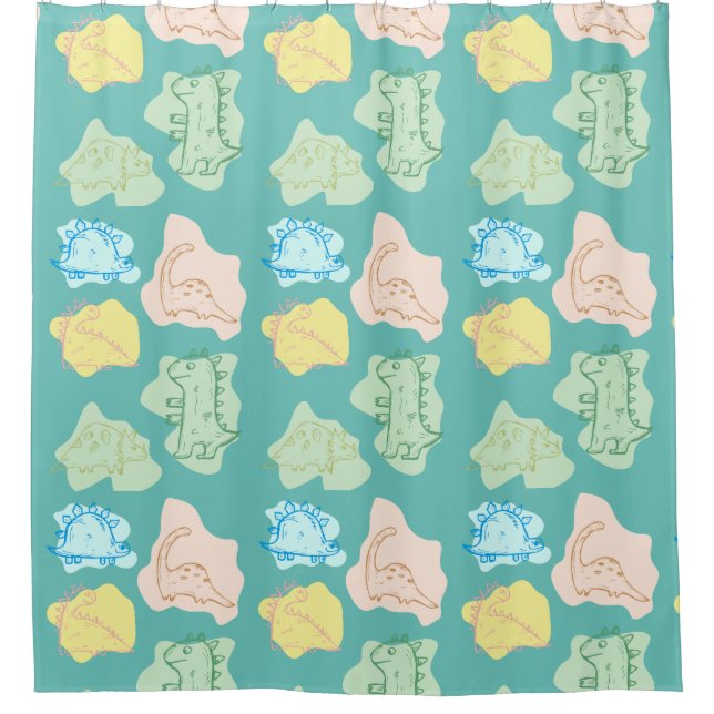 CORTINA PARA BOX DINOSSAUR (Frente)