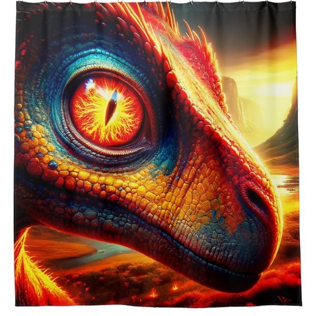 Cortina Para Box Dinossauro (Frente)